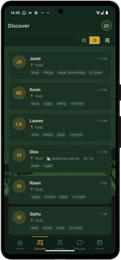 Howzit UK app screenshot